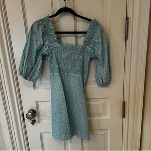 Ganni blue dress